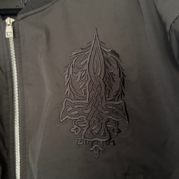 Disturbia | Daine Embroidered Bomber Jacket - Picture 5 of 11